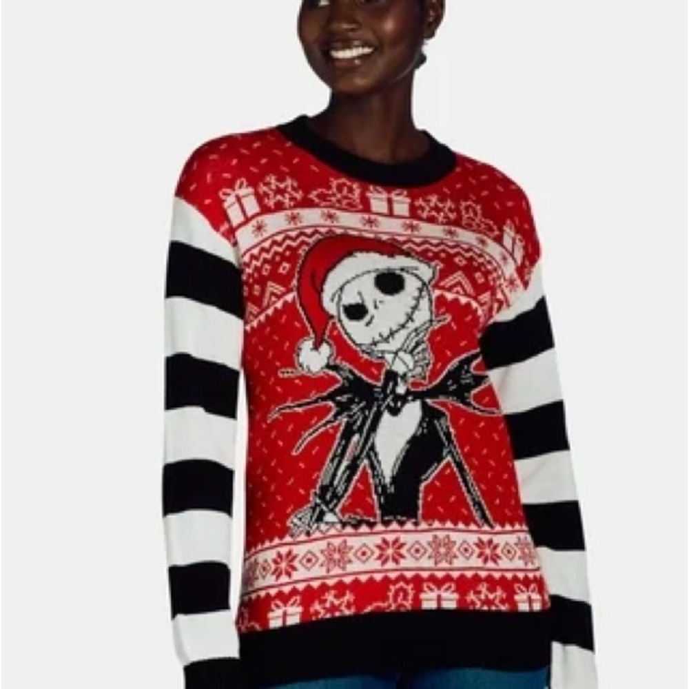Disney's Tim Burton's The Nightmare Before Christmas Sweater Women's Small